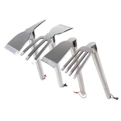 极速不锈钢小f锄头农用工具耙子除草神器两用挖土开荒户外园艺种