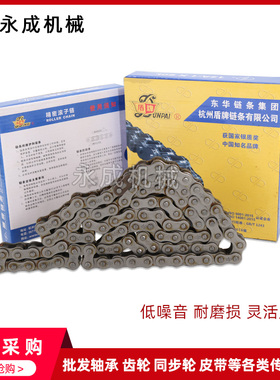 极速杭州盾牌链条 5分单排链条10A-1 96节 1.524米/T条 节距15.87