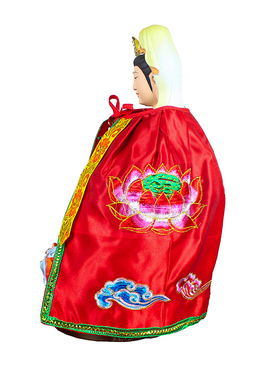 新品莲花披风披肩观音o菩萨斗篷佛衣佛像佛袍荷花神像佛家观世音