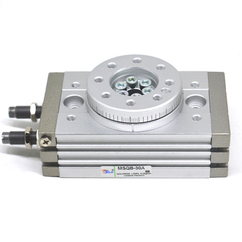 极速摆台旋转气缸HRQ/MSQB-10A/20A30A50A70XA100A200AX/R带缓冲0