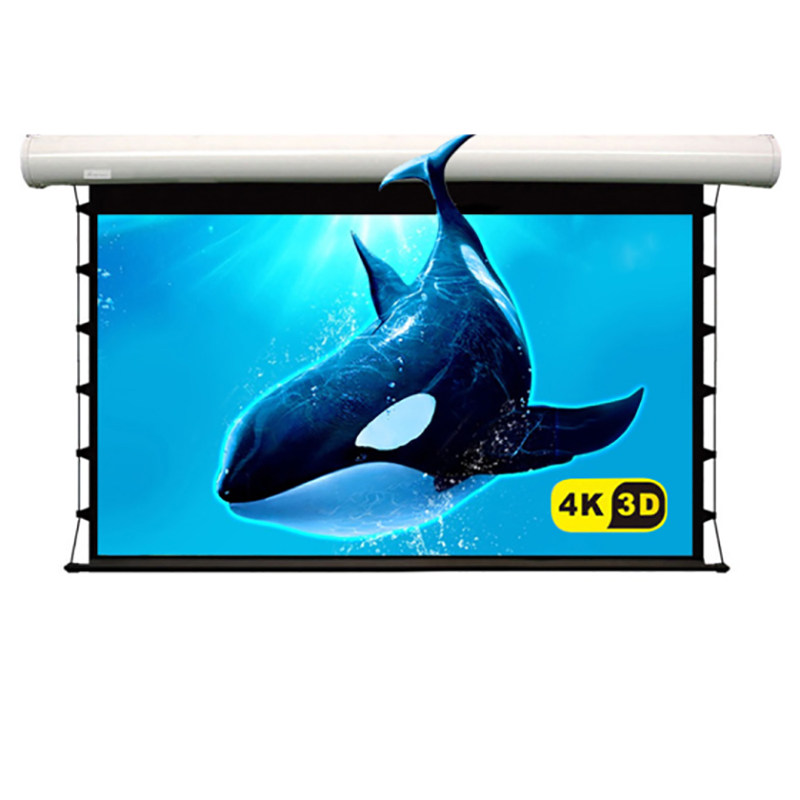 极速经科JK电动拉线投影幕布M2t-FI/200s玻纤拉绳幕白幕133寸16:1