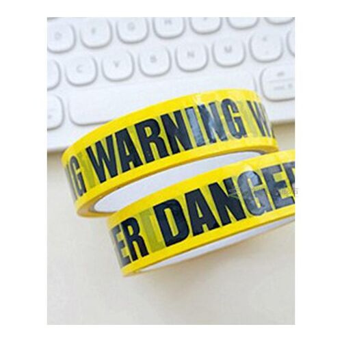 新品Hot sale 1Roll Warning Tape Danger CauMtion Fragile Barr