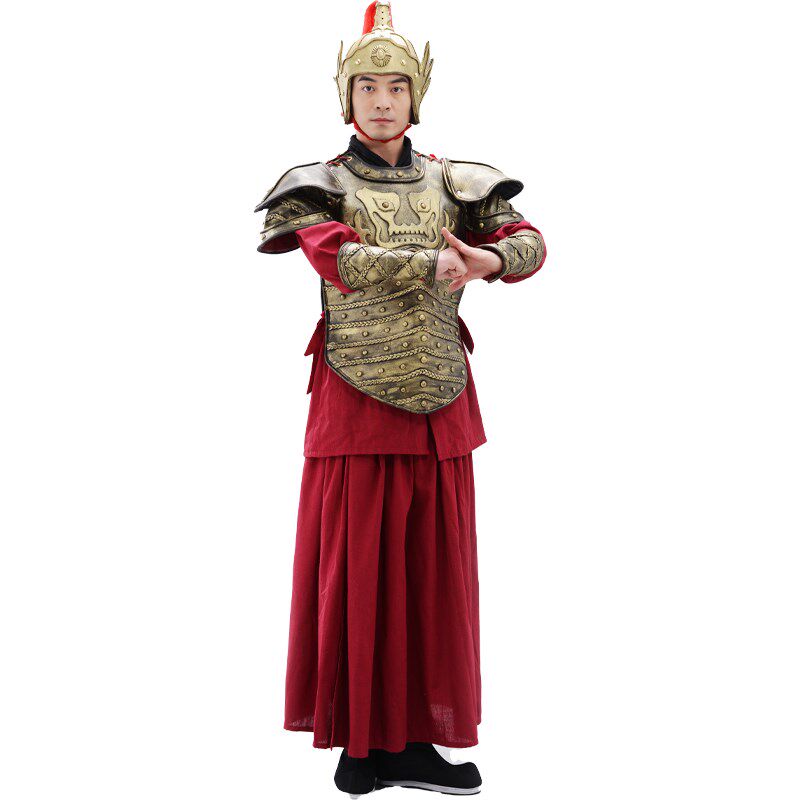 新品盔甲可穿男女真人影视演出服装中国风游园摄影写W真铠甲表演