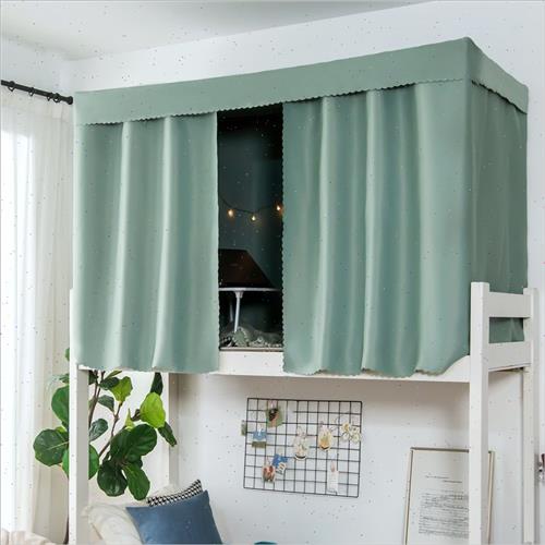 极速宿舍床帘上铺透气q加厚大学下铺女强遮光一体式纱帘子寝室纯