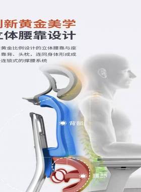 极速新款v16代人体工学椅家用久坐办I公椅靠背升降电脑椅护腰电竞