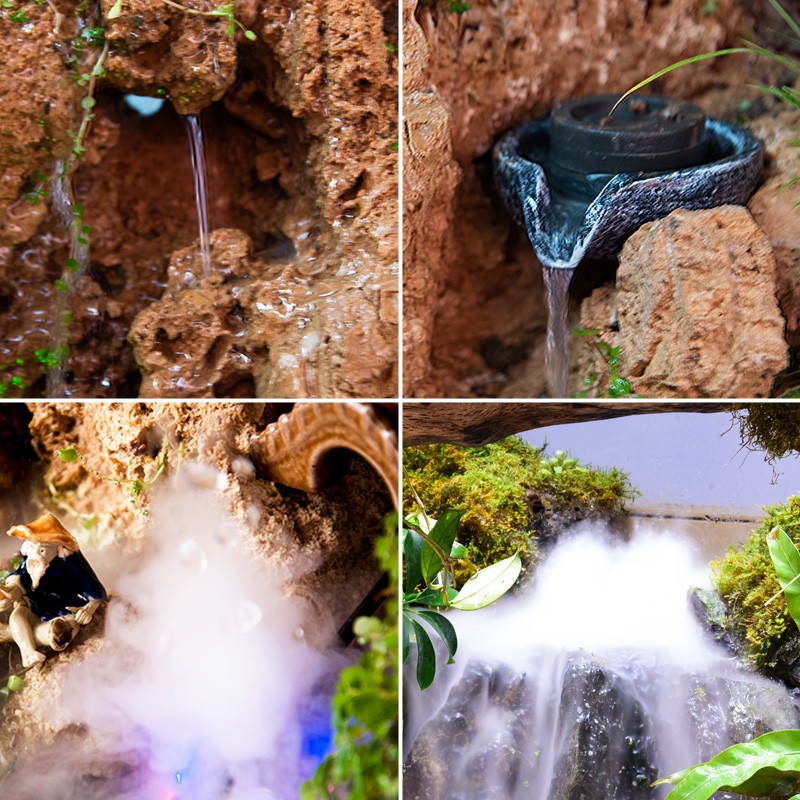 极速吸水石上水假山盆景喷泉鱼缸循B环小型迷你抽水泵220v潜水泵