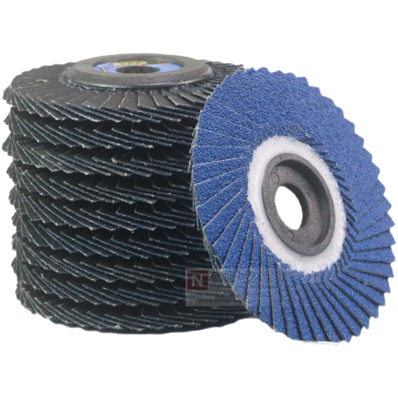 极速韩式b百叶片打磨砂布抛光轮角磨机砂纸百叶轮不锈钢铸铁弯位