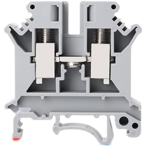 极速整盒售黄铜件i4-6平UK6N接线端子排 35MM导轨式组合压线端子