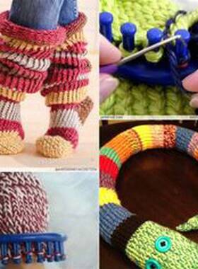 极速4 Size Colorful Knittuing Loom Set Knitting Machine Roun