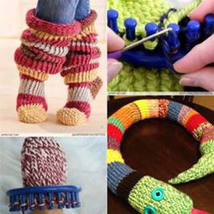 极速4 Size Colorful Knittuing Loom Set Knitting Machine Roun