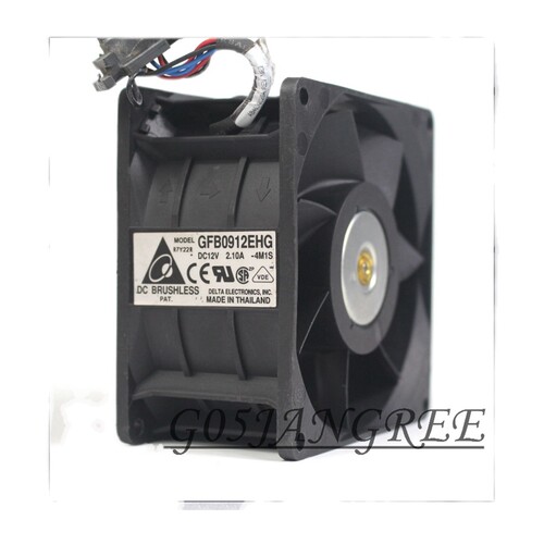 新品DELTA/GFB0912EHG双电机双E叶汽车增压散热器暴力12V2.10A
