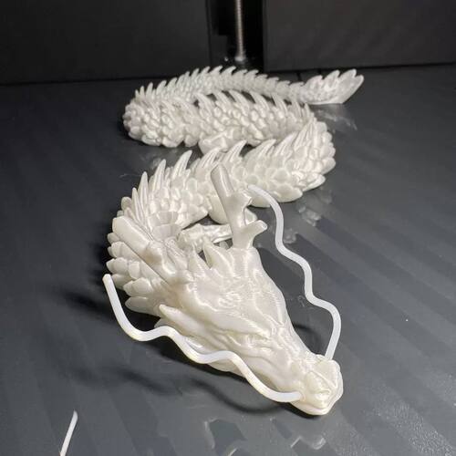 一米超大中国龙 3D 打印玩具摆件创意爆款关节可活动仿真摆摊手办