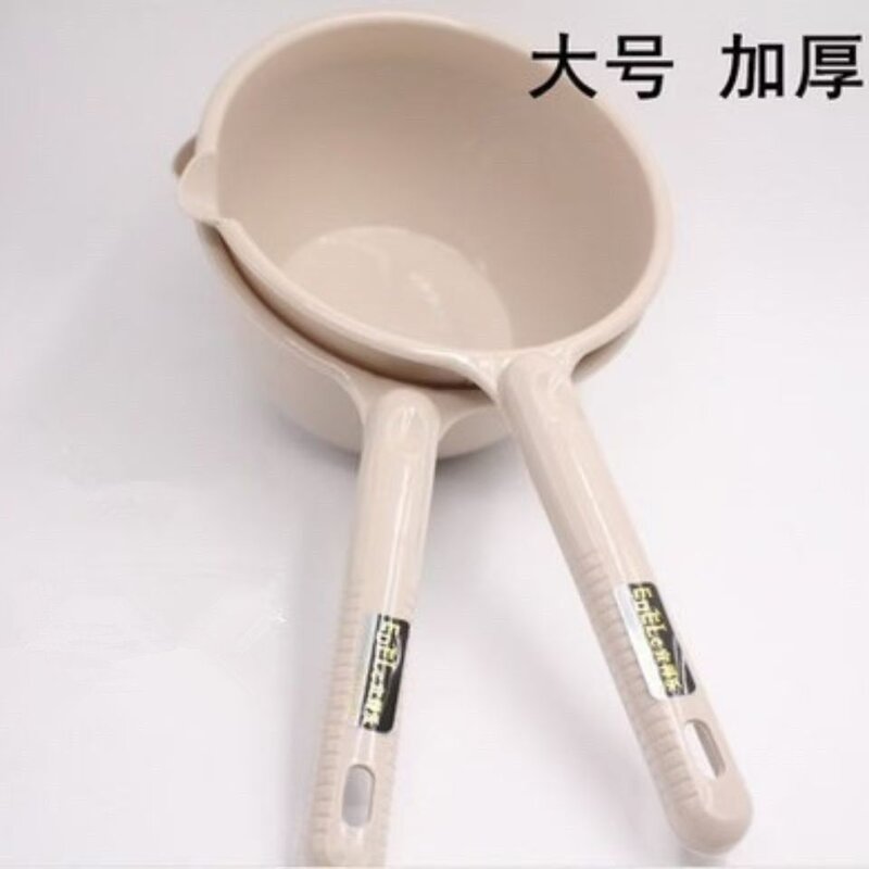 大号加厚包邮塑料长柄舀水瓢工厂厨房沐浴多用大尺寸便携家用舀水