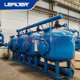 浅层砂过滤器 全自动反冲洗石英砂水处理设备 多介质固液分离除砂