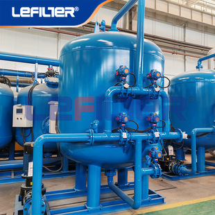 多介质全自动浅层砂过滤器 工业循环水处理设备115m3/h