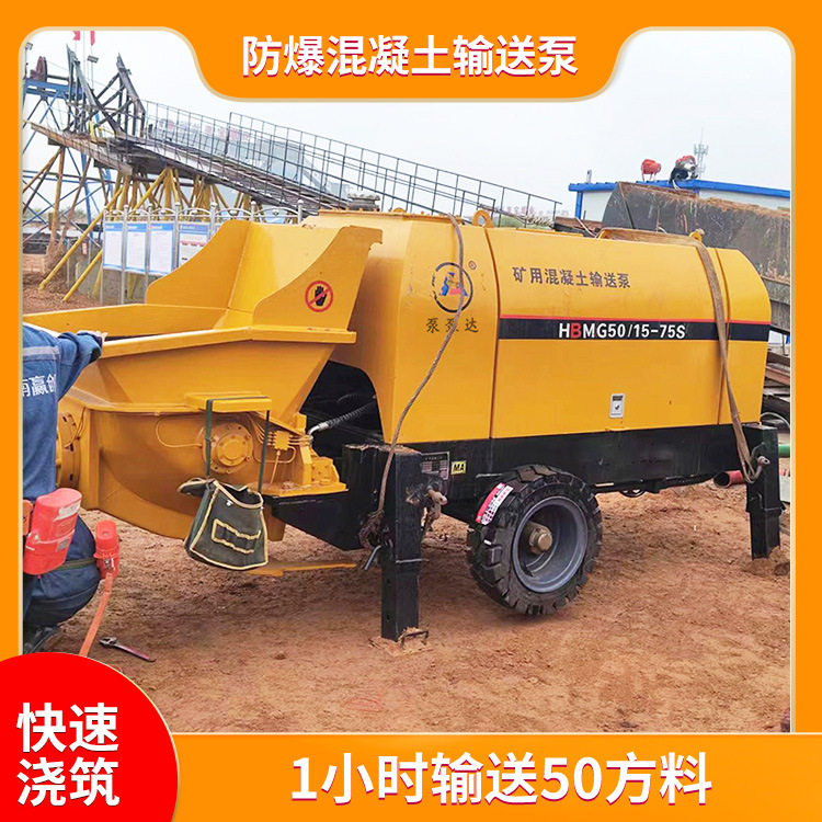 大型煤矿用防爆混凝土输送泵 1000米安全输送 快速浇筑 厂家直销,工业油品/胶粘/化学/实验室用品,其他实验室设备,淘宝优惠券,粉丝福利购,淘宝优惠卷