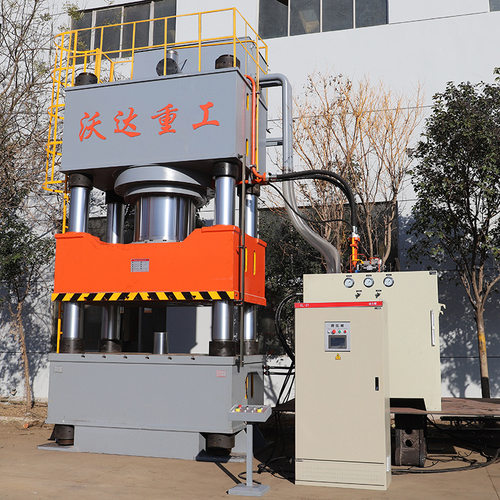 沃达重工1250T 单缸 火车高铁高压电线配重块 粉末成型四柱液压机