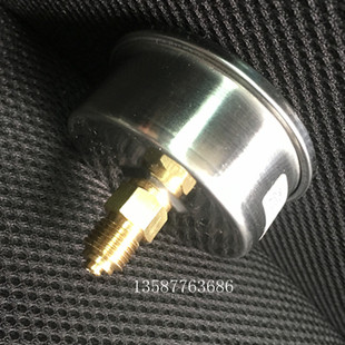 打压泵压力表0-25bar电动打压机0-60bar压缩机耐震压力表1.6mpa