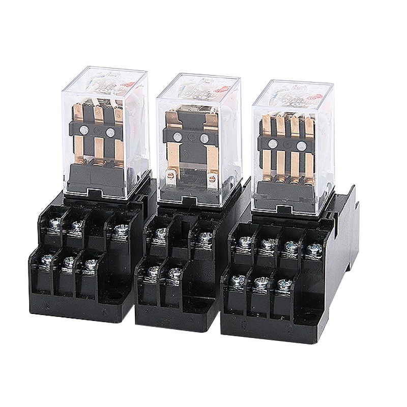 普正HH52P小型中间电磁继电器HH54P HH62P HH64P QAC220V DC24V