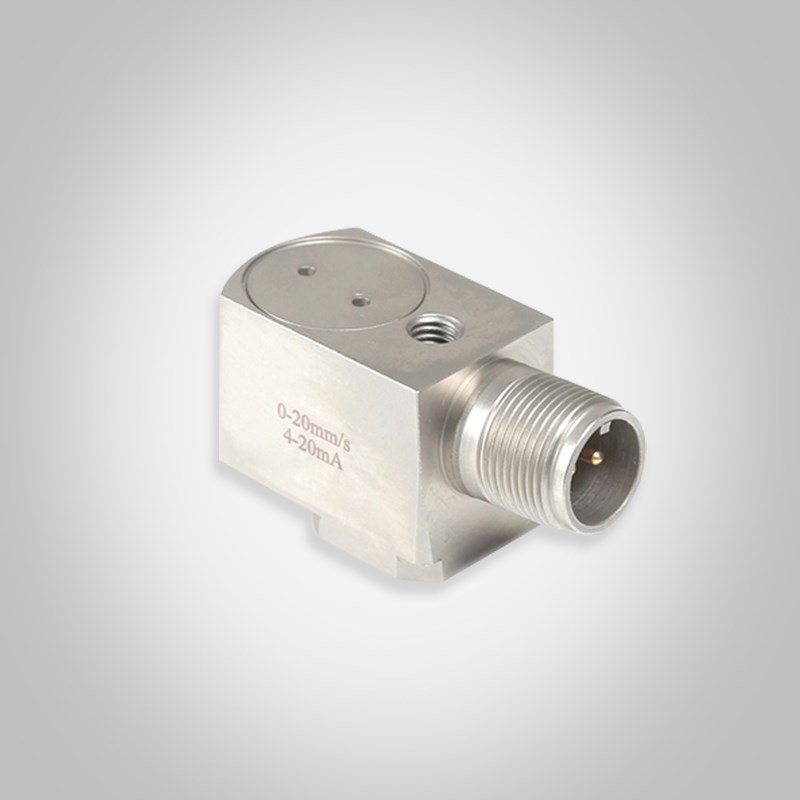 压电式速度传感h器电机机台风机轴承加速度感应器振动变送器4~20m