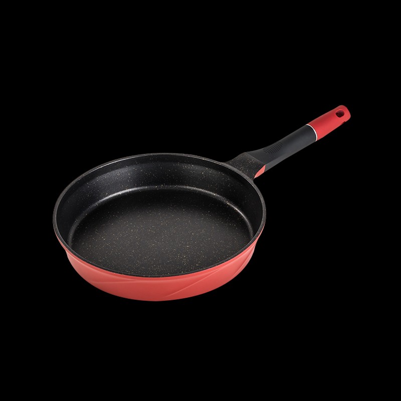 迪迪尼卡麦饭石平底锅不粘锅家用煎蛋多功能煎炒两用煎锅炒锅32cm
