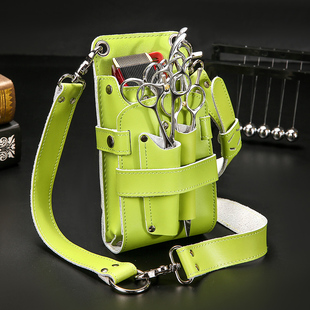 真皮剪刀包发型师腰包专用斜挎腰胯两用美发工具包剪发包个性创意