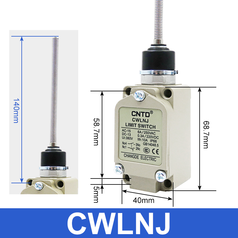 昌得限位行程开关 CWLCA12-2-Q微动CWLNJCWLD1 CWLD3 CWLCA32-41