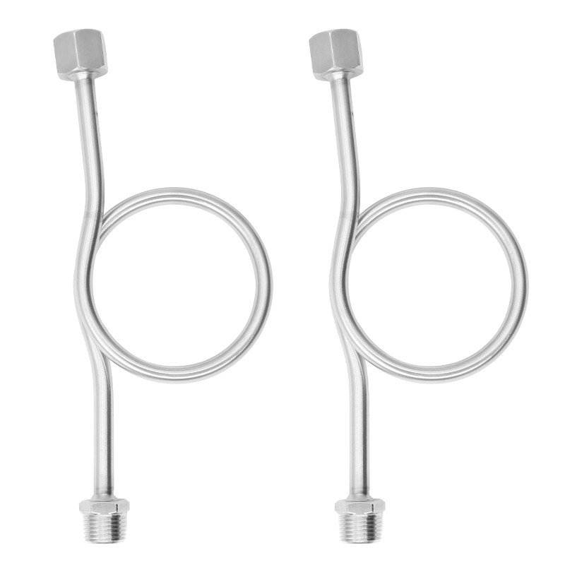 天川不锈钢压力表缓冲管M14*1.5压力表表弯4分弯管冷凝弯M20*1.5