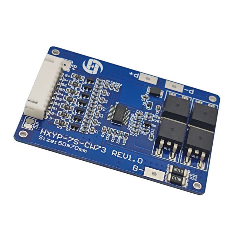 7串三元锂电池保护板18650电池带均衡保护板 29.4V防过充过放 14A