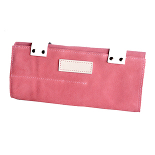 高档磨砂牛皮剪刀包真皮发型师理髲剪发美发工具包宠物雕刻收纳包