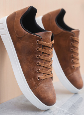 跨境4748码春季小白鞋韩版潮流白色板鞋休闲运动鞋时尚百搭休闲鞋