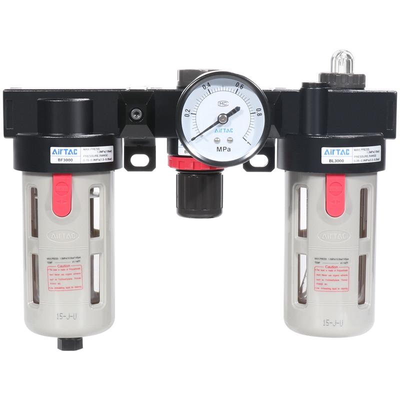 亚德客三联件油水h分离调压过滤器气源处理器BC20001/3000/4000A1