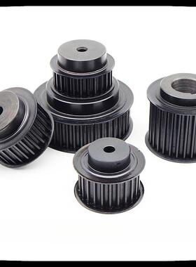 钢 同步轮8M44齿 BF/带台阶 齿宽27  标准件S选孔 精加工皮带轮