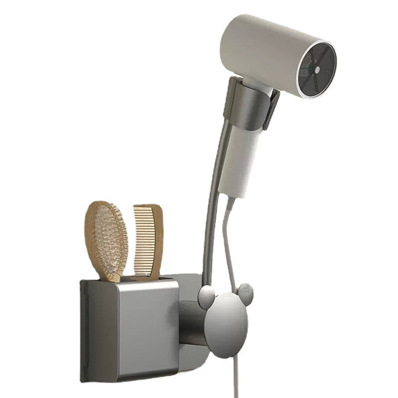 极速免手持懒g人吹风机架免打孔壁挂可调节洗漱用品收纳置物架风,家庭/个人清洁工具,吹风机置物架,淘宝优惠券,粉丝福利购,淘宝优惠卷
