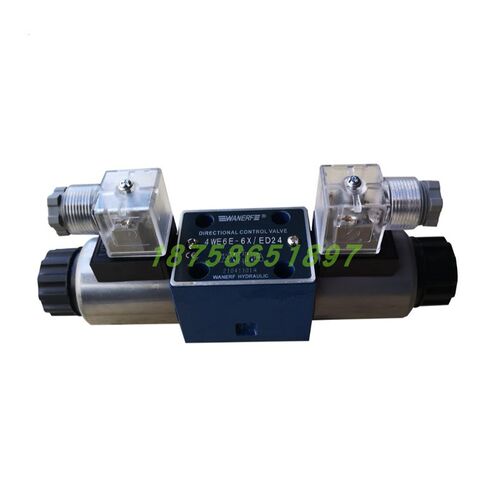 WANERF液压双向电磁换向阀4WE6E-6X/ED24油压阀4WE6E/ER220 .4WE6