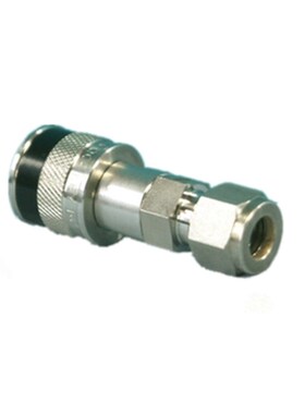 Swagelofk世伟洛克(SS-QC4-B-600K1)仪表快速接头管体3/8 in黑色