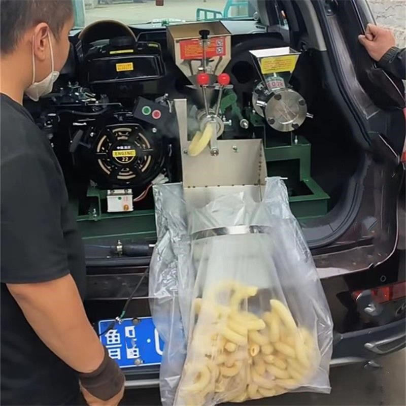 汽油十四用食品膨化机q50型车载四缸绿豆酥机红枣核桃酥机新手用