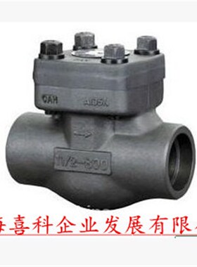 H64H-800LB美标A105锻钢插焊旋启式止回阀 GDN15 20 25 32 40 50