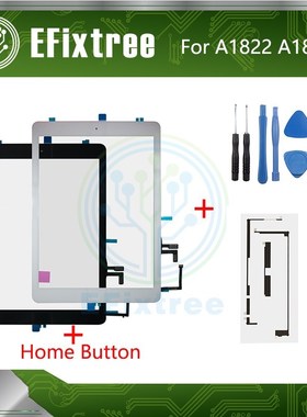 New 2017 Year Black White A182B2 A1823 Touch Screen For iPad