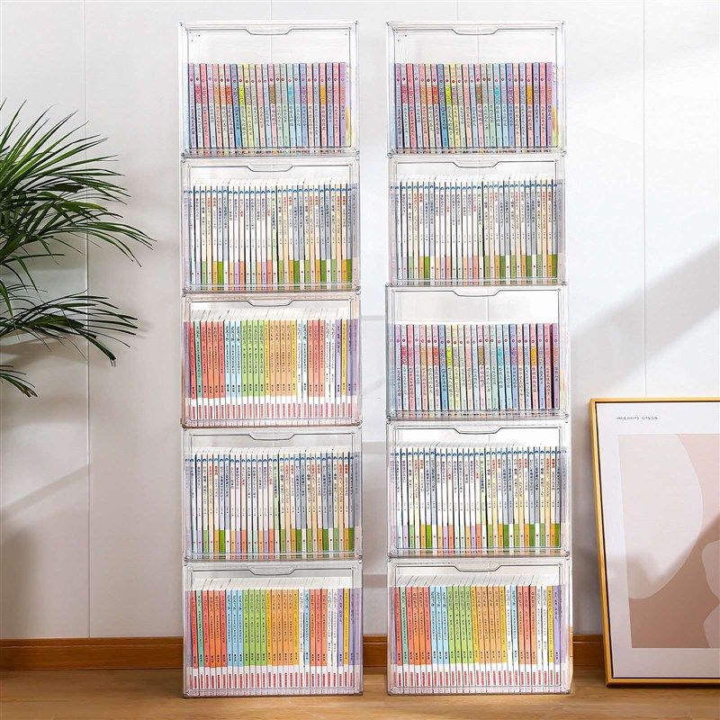 Book Storage Box Picture Book StDorage Box Book Bag Transpar