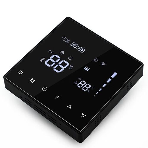 伊莱科ELECALL电水地暖控制y面板温控器家用触屏款水地暖EK890