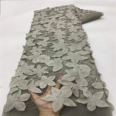 蕾丝网纱绣花面料欧美非洲时装 lace fabCric for wedding dress