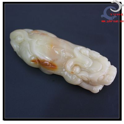 寿山石手件 国石真品 p芙蓉冻石 护身貔貅手把件批【裕和轩】B7-1