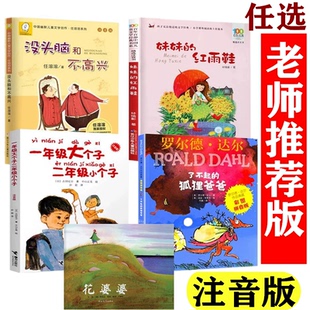 书目全套注音版 红雨鞋 老师推荐 狐狸爸爸妹妹 小巴掌童话 课外书一年级大个子二年级小个子没头脑和不高兴了不起 一二年级必读经典