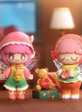 正版【52TOYS】Kimmy&Miki奇妙心愿夜系列盲盒圣诞玩具潮玩摆件