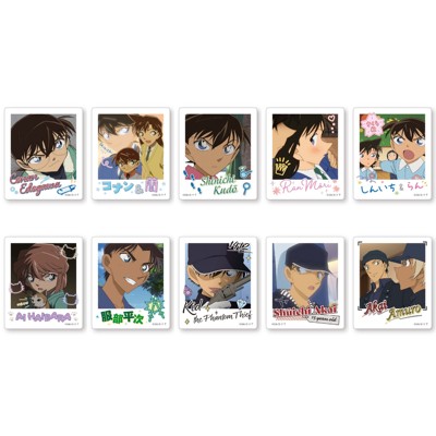 喵喵预订-    名侦探柯南 艺术签绘 拍立得风冰箱贴 eyeup 周边