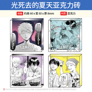 预售- 正版 光死去的夏天 徽章立牌 文件夹 亚克力砖 周