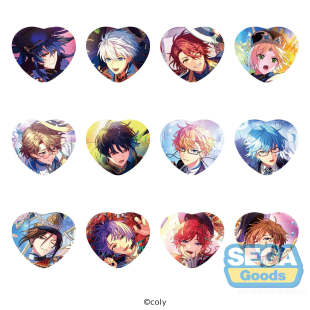 预订SEGA 魔法使的约定 心形吧唧徽章 Vol1 W02511 周边