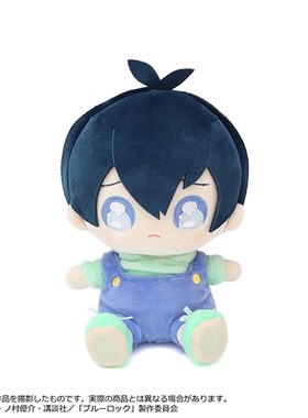 喵喵预订  Movic 蓝色监狱 哭哭泪眼 Q版坐姿毛绒玩偶 O0823 周边