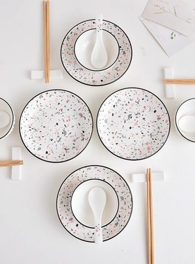 蔻达CODA墨香彩m韵餐具20件套D1925高颜值碗盘勺筷套装 可批